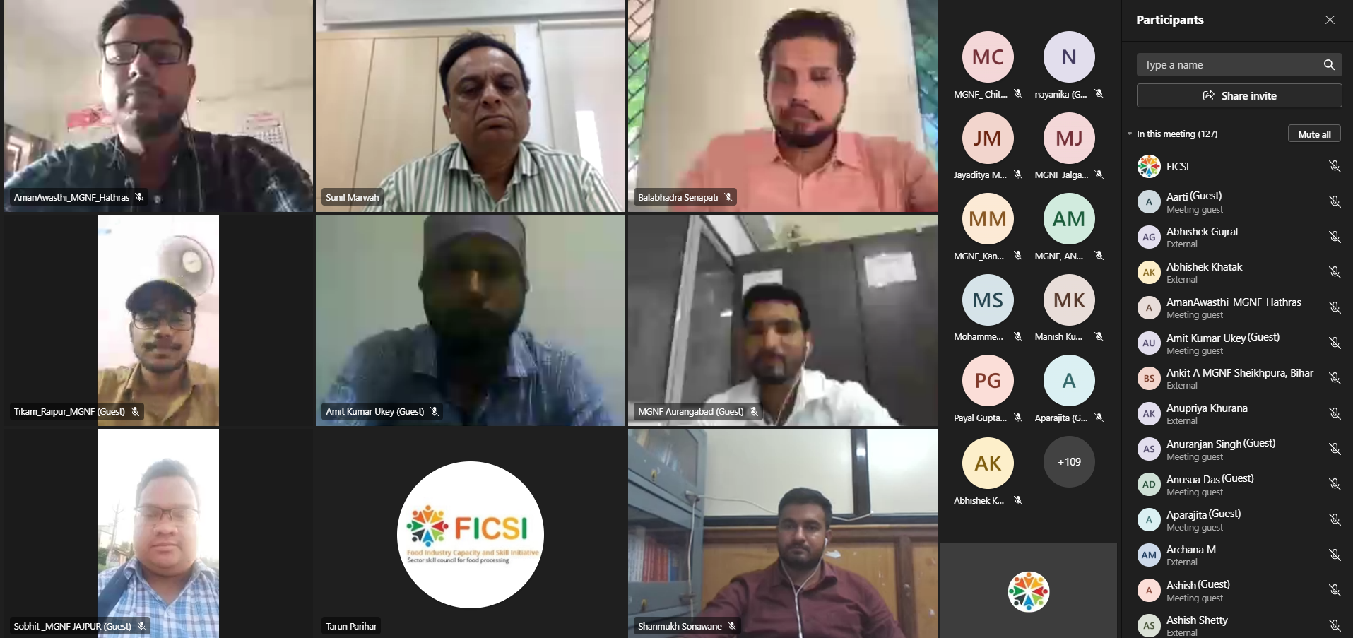 First Ever Webinar for Mahatma Gandhi National Fellows (MGNFs)